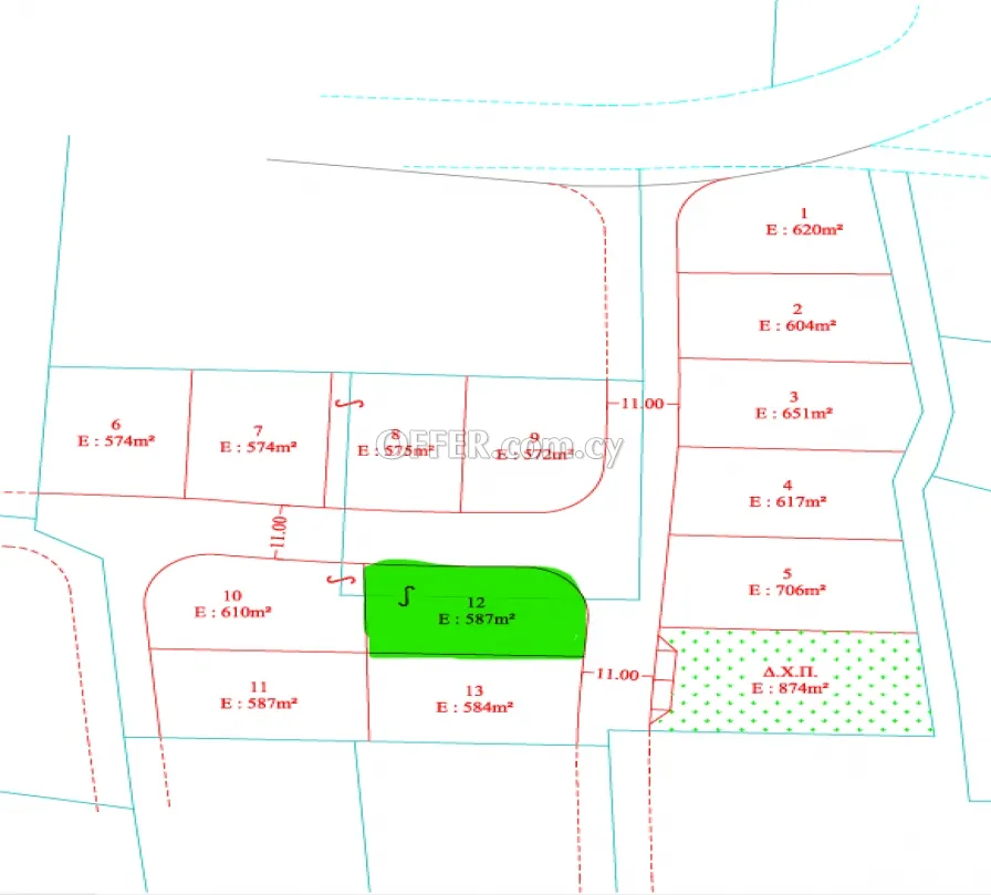 New For Sale €92,000 Plot Kokkinotrimithia Nicosia - 1