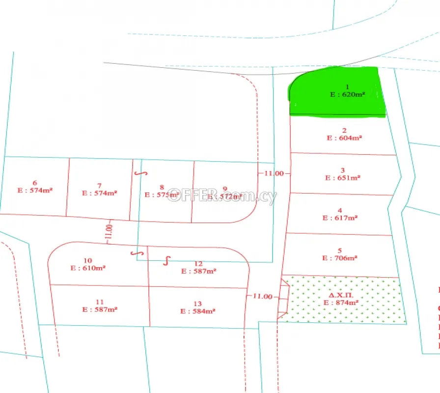 New For Sale €107,000 Plot Kokkinotrimithia Nicosia - 1