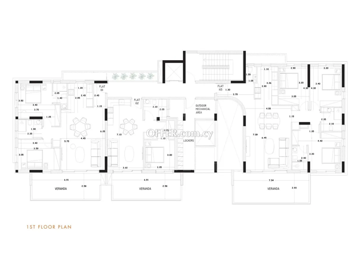 Luxury Three Bedroom Apartments for Sale in Engomi Nicosia - 3