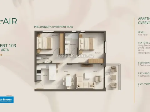 2 bed apartment for sale in Geroskipou Pafos - 2