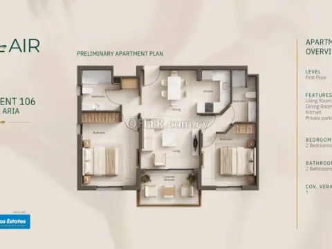 2 bed apartment for sale in Geroskipou Pafos - 2