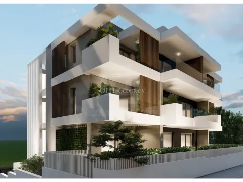 New one bedroom apartment with private yard in Archangelos opposite a green area - Main Photo