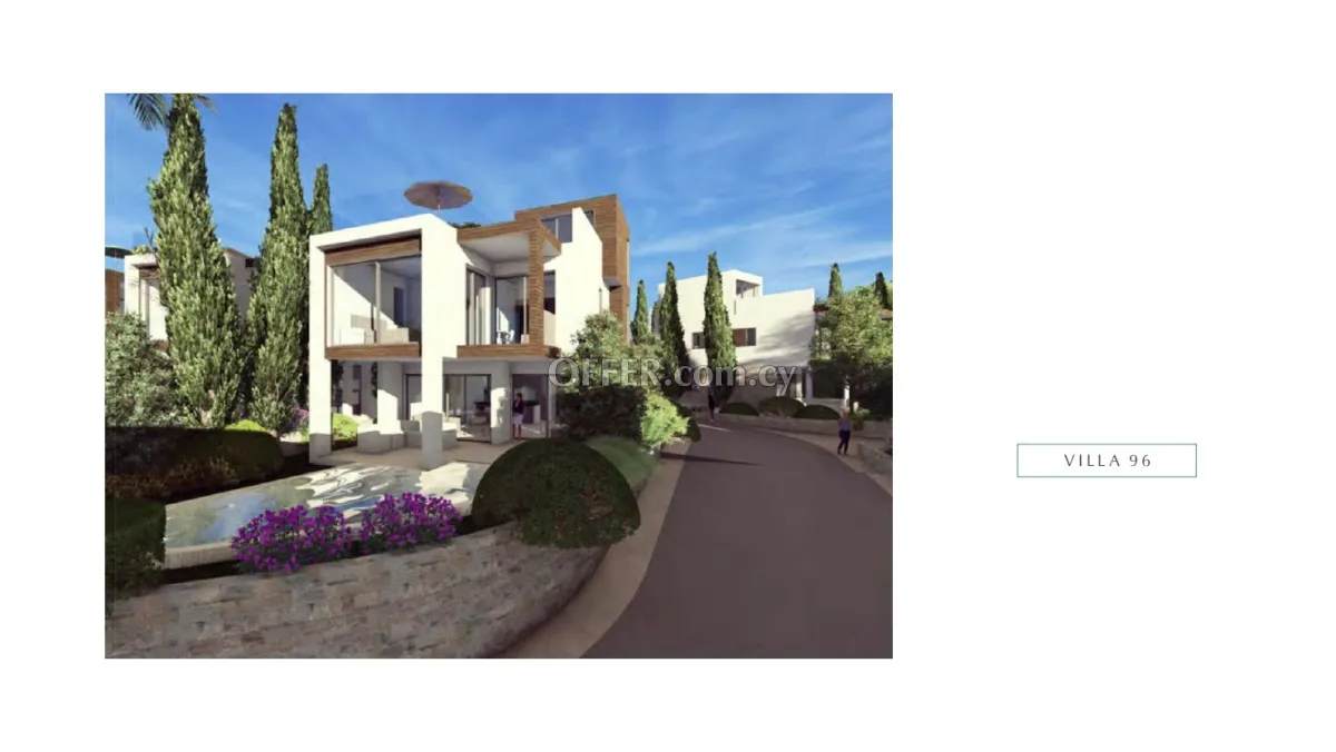 New Six Bedroom Villa with Pool in Chloraka For Sale - 1