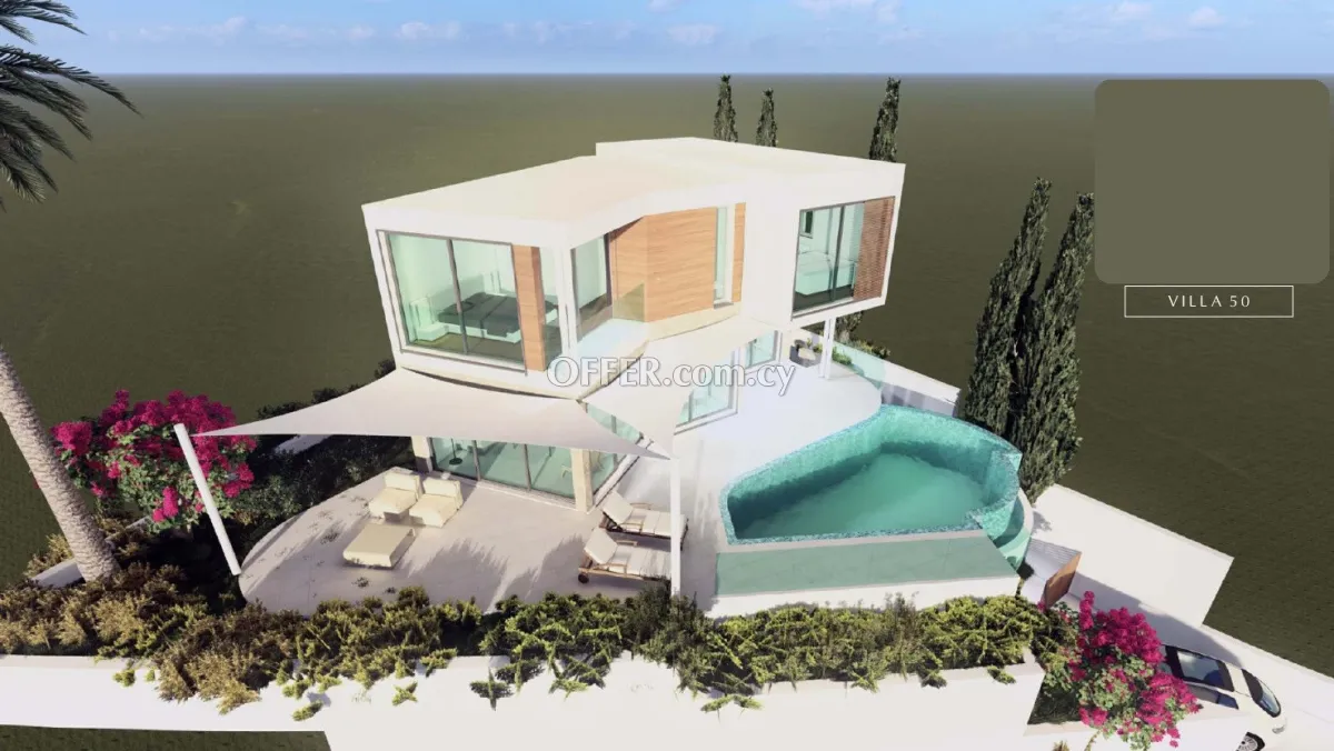New Detached Villa with Pool in Chloraka For Sale - 3