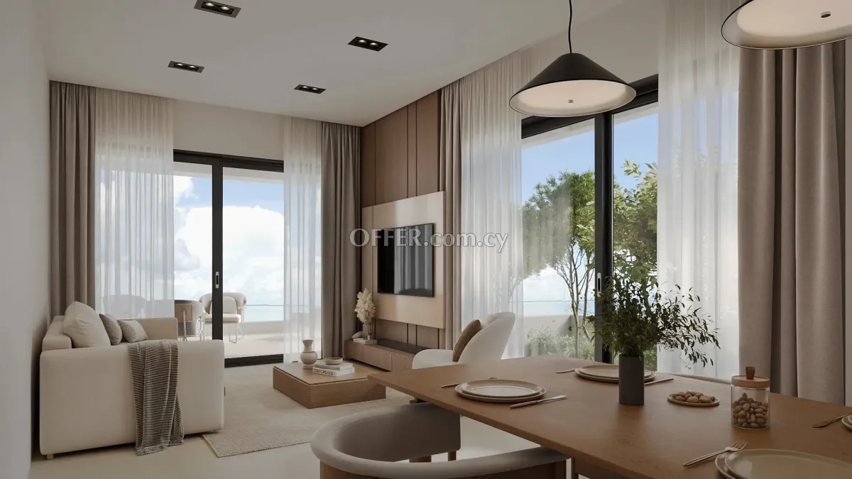 For Sale New Three Bedroom Apartment with Sea View in Paphos Center - 7