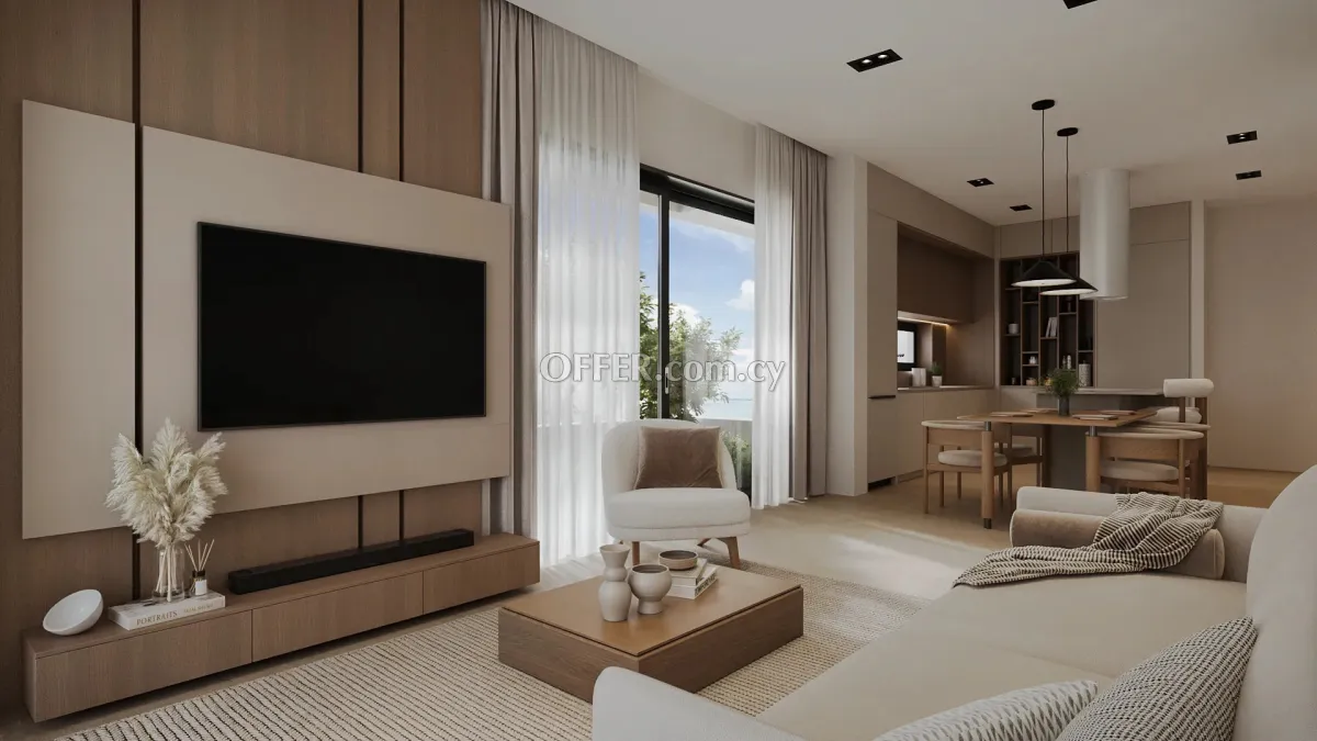 For Sale New Three Bedroom Apartment with Sea View in Paphos Center - 6