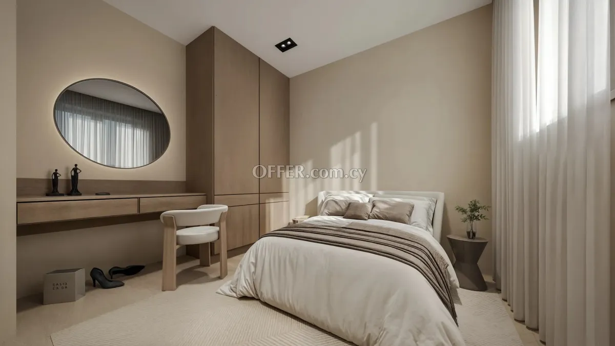For Sale New Three Bedroom Apartment with Sea View in Paphos Center - 4