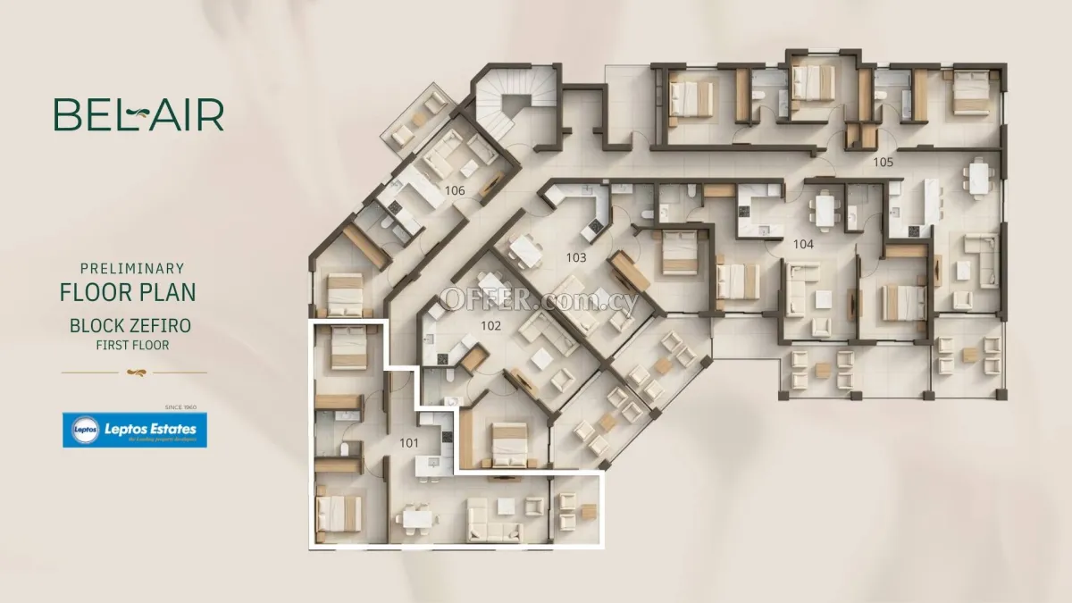 2 bed apartment for sale in Geroskipou Pafos - 3