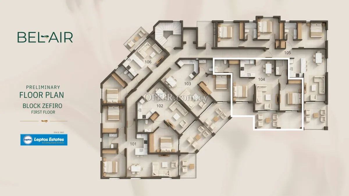 2 bed apartment for sale in Geroskipou Pafos - 3