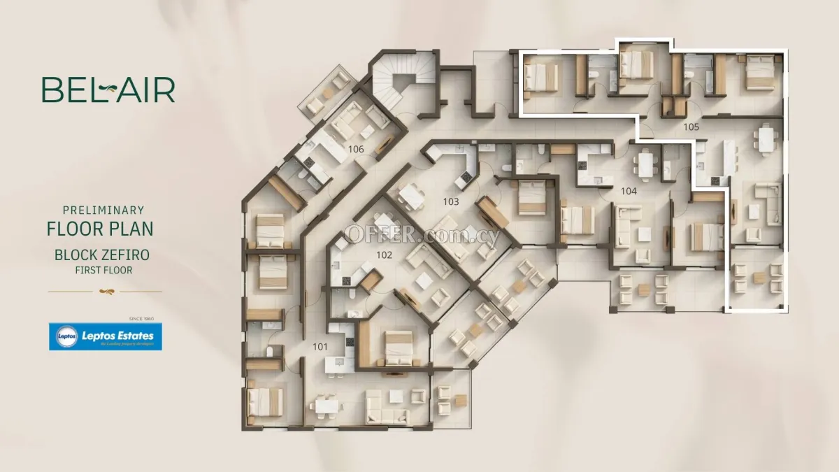 3 bed apartment for sale in Geroskipou Pafos - 3