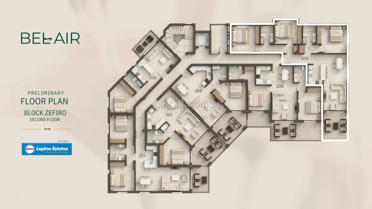 3 bed apartment for sale in Geroskipou Pafos - 3