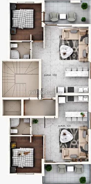 One bedroom apartment under construction in Kamares below market price - 4