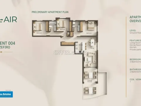 3 bed apartment for sale in Geroskipou Pafos - 2