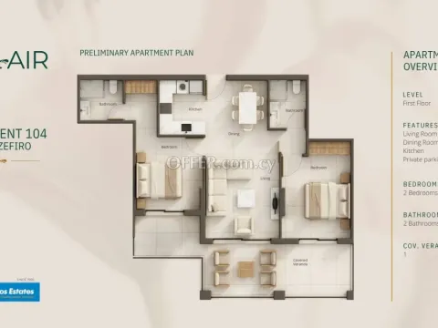 2 bed apartment for sale in Geroskipou Pafos - 2