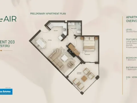 2 bed apartment for sale in Geroskipou Pafos - 2