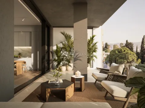 TWO  BEDROOM TOP FLOOR APARTMENT WITH ROOF GARDEN IN KATHOLIKI - LIMASSOL - Main Photo