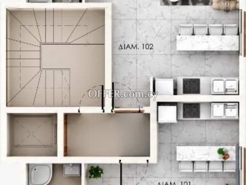 One bedroom apartment under construction in Kamares below market price - 4