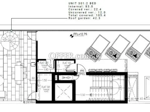 Apartment (Penthouse) in Agioi Anargyroi, Larnaca for Sale - 3