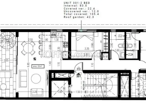 Apartment (Penthouse) in Agioi Anargyroi, Larnaca for Sale - 2