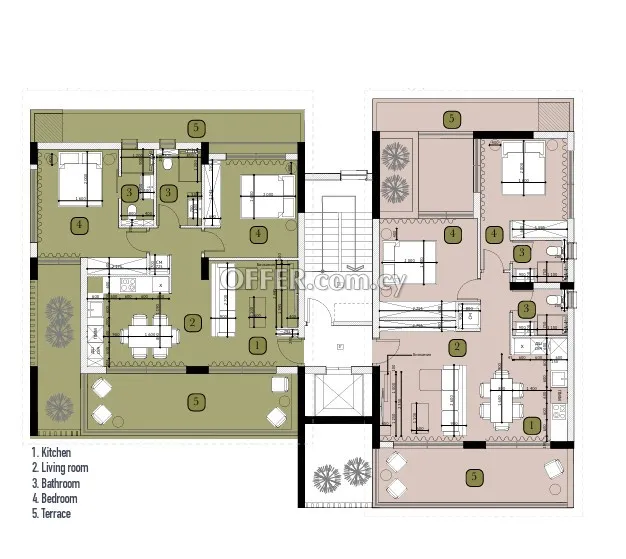 Apartment (Penthouse) in Universal, Paphos for Sale - 2