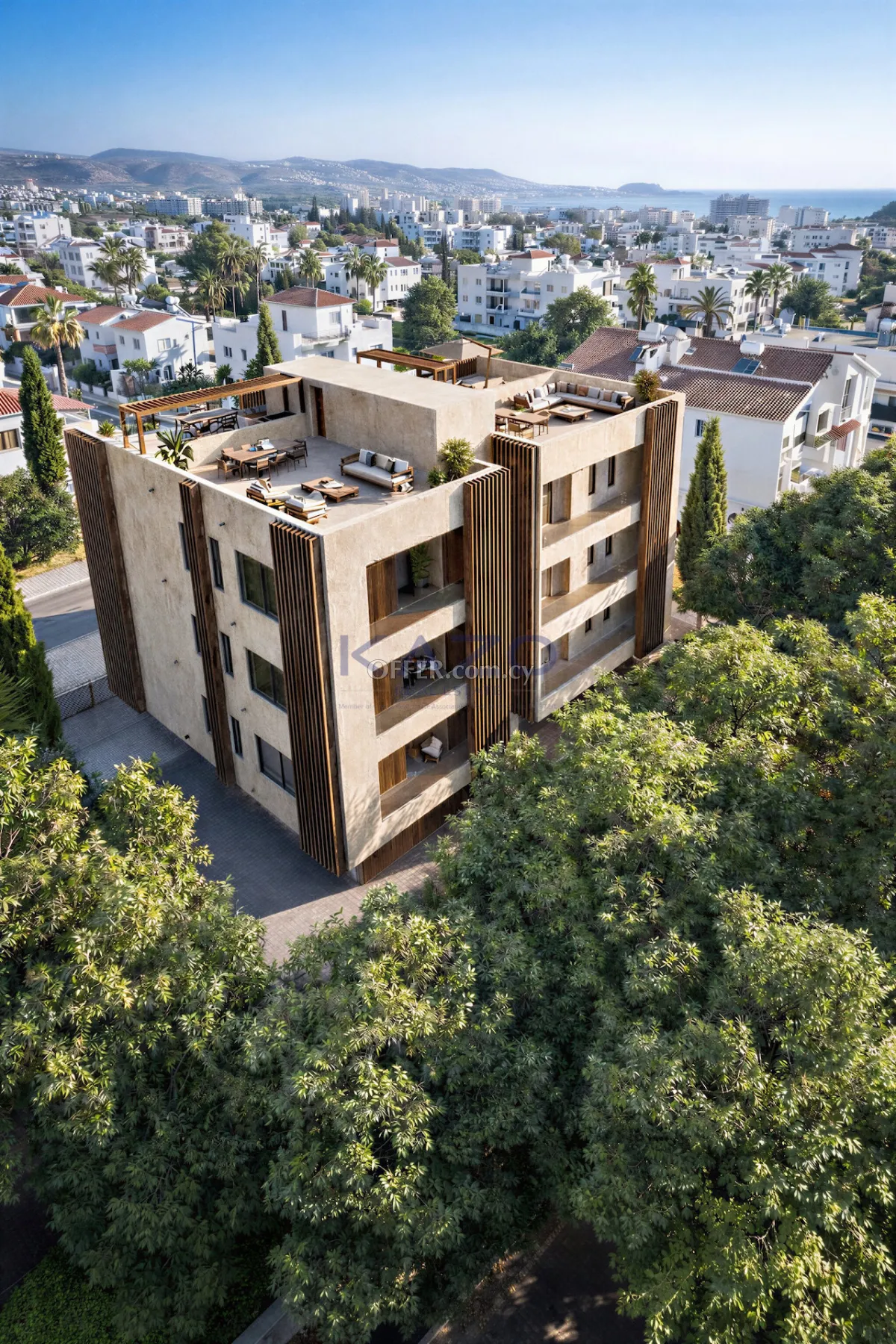 Modern Kato Paphos Penthouse with Sea View - 1