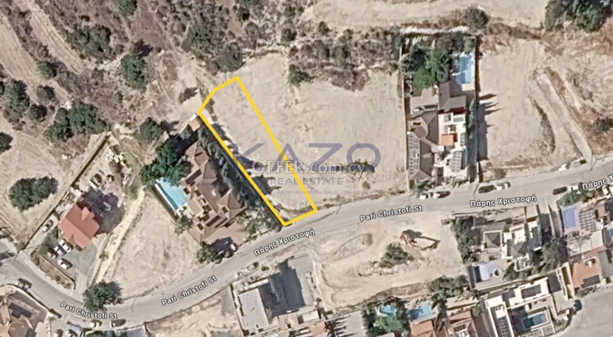 Large 712m2 Building Plot For Sale Palodeia - 1