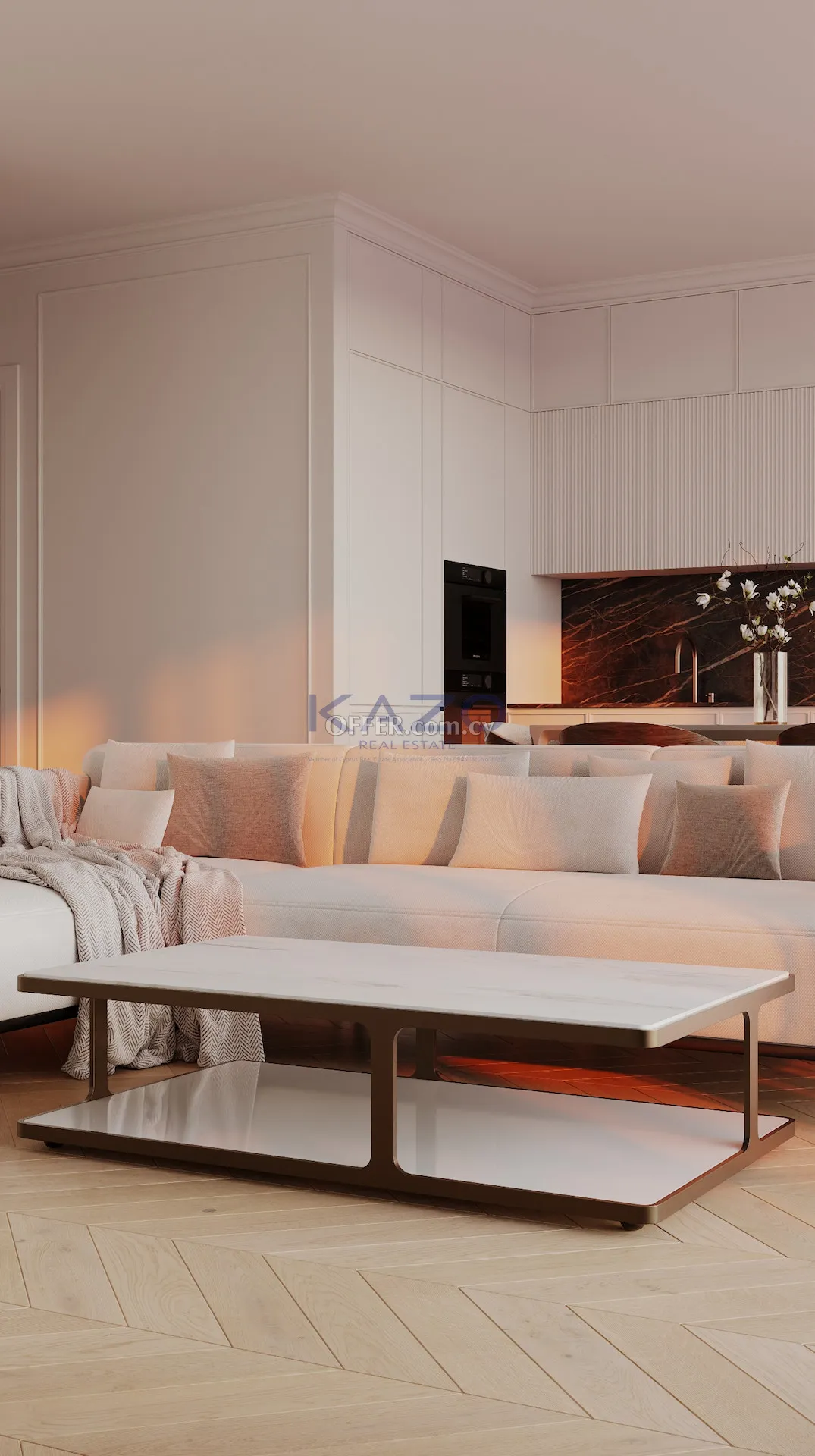 Modern Kato Paphos Penthouse with Sea View - 12