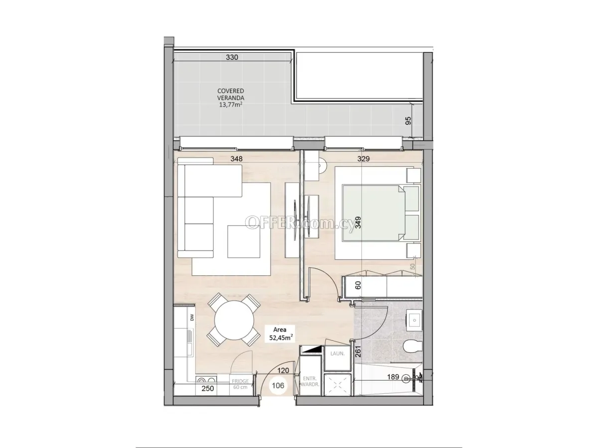 City Center 1 bedroom apartment with landscape garden and pool - 3
