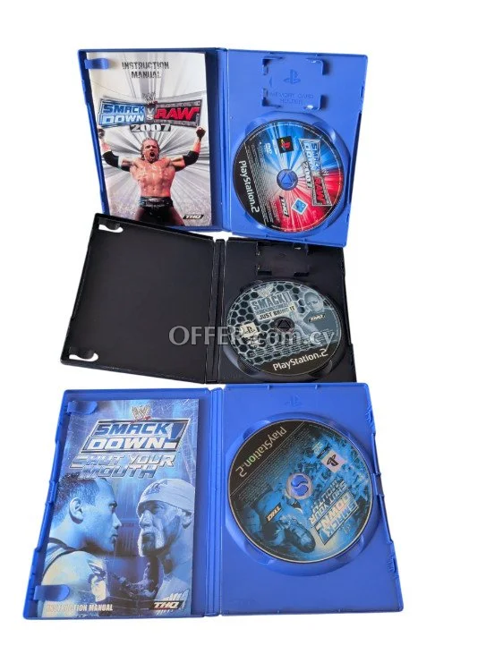 3x WWE Smackdown games for the Playstation 2 - 2