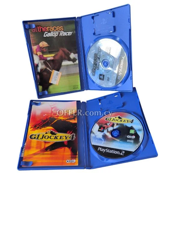 2x Jockey racers game for Playstation 2 - 2