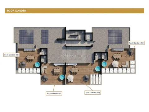 Modern Two Bedroom Apartment with Roof Garden and Premium Lifestyle Amenities for Sale in Oroklini Larnaca - 9