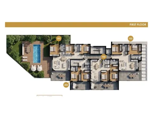 Modern Two Bedroom Apartment with Roof Garden and Premium Lifestyle Amenities for Sale in Oroklini Larnaca - 7