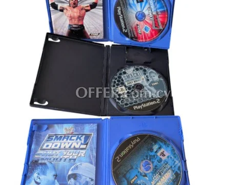 3x WWE Smackdown games for the Playstation 2 - 2
