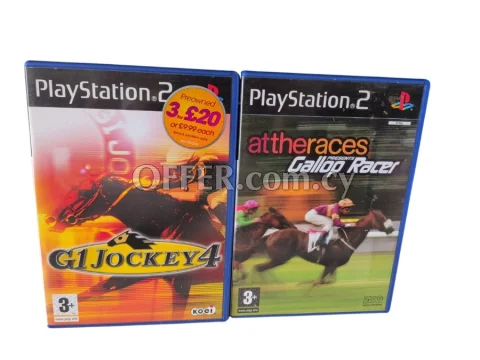 2x Jockey racers game for Playstation 2 - Main Photo