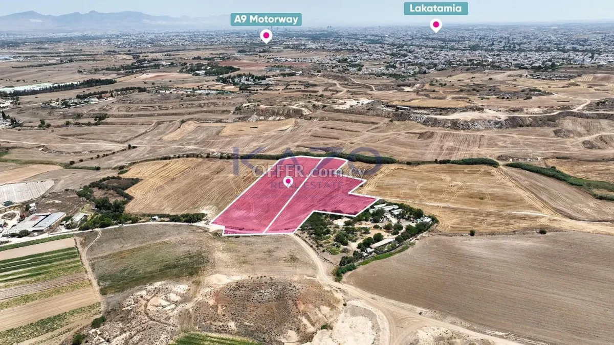 Two adjacent agricultural fields in Pano Deftera, Nicosia - 1