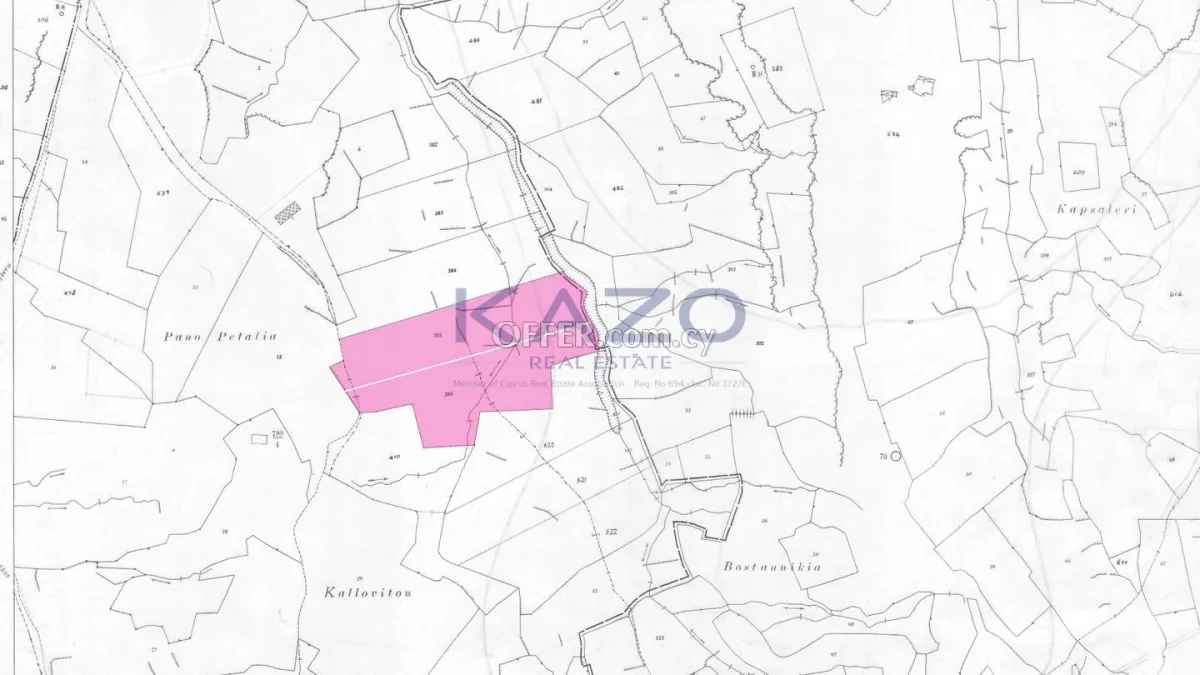 Two adjacent agricultural fields in Pano Deftera, Nicosia - 2