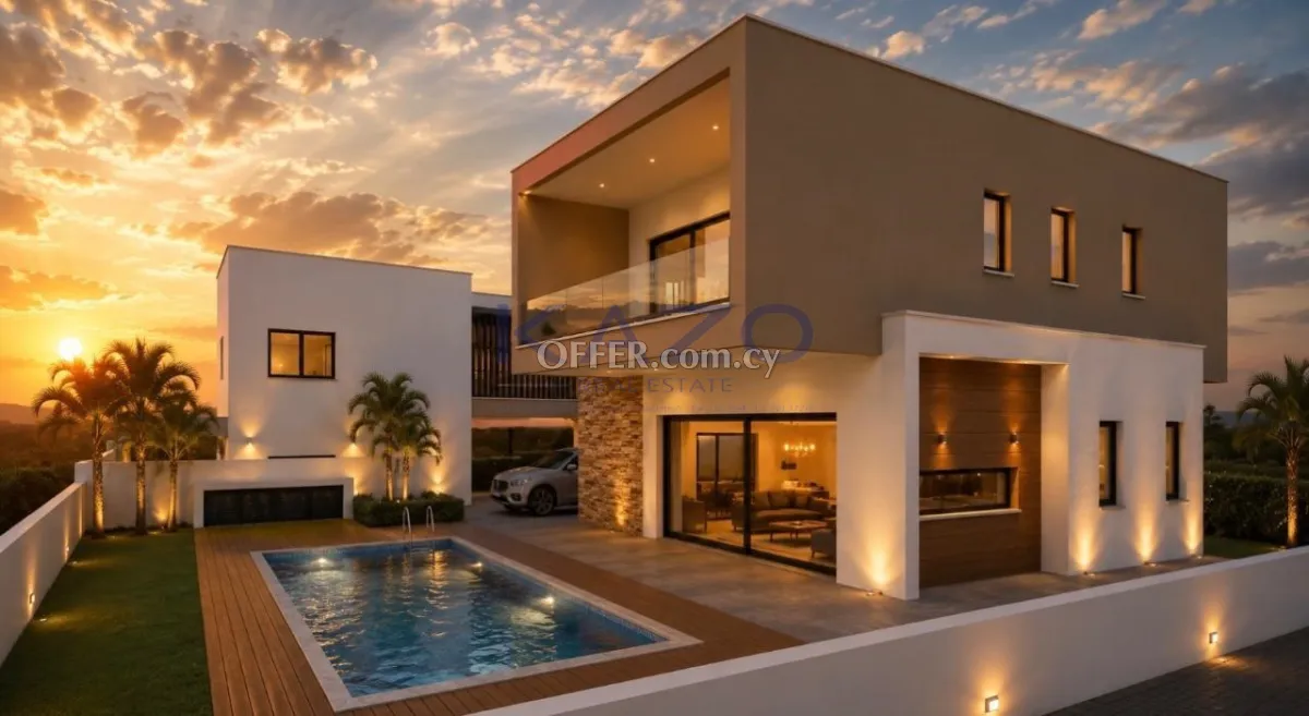 4-Bed Detached House with Pool in Agios Athanasios - 2