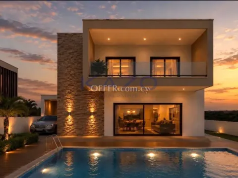 4-Bed Detached House with Pool in Agios Athanasios - 1