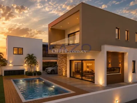 4-Bed Detached House with Pool in Agios Athanasios - 2