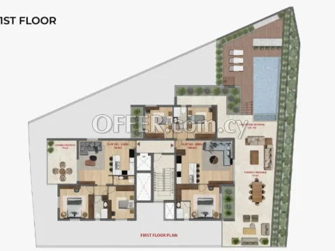 Premium 3-bedroom apartment with private overflow pool - Move-in ready – Germasogeia - Limassol #FLAT-EAST-26-26 - 8