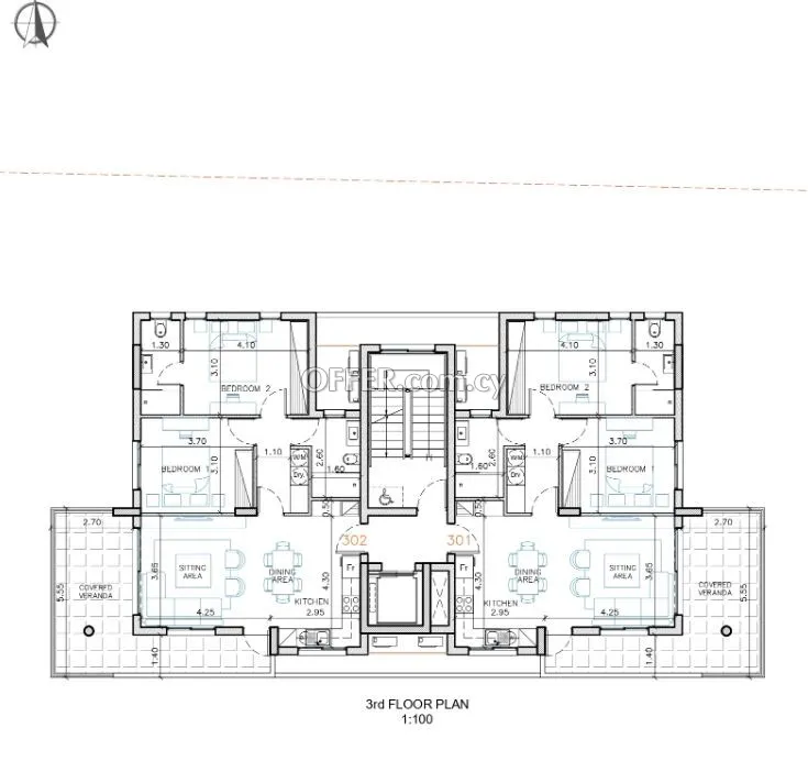 Apartment (Penthouse) in Agios Nikolaos, Larnaca for Sale - 2