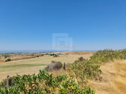 Residential Development Land for Sale in Anarita area of Paphos with sea view 67 080 sqm - Main Photo