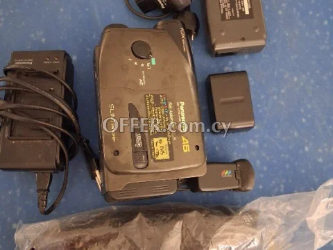 Panasonic nv-a5 slim palmcorder vhs-c retro complete - Main Photo