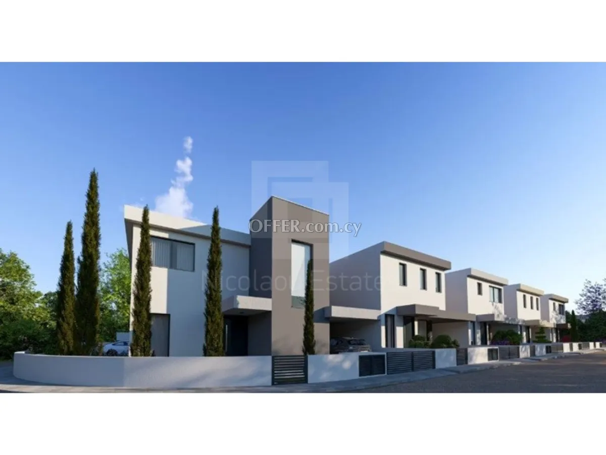 Brand new three bedroom corner house in Lakatamia area Nicosia - 1