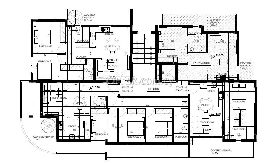 Apartment (Penthouse) in Engomi, Nicosia for Sale - 9