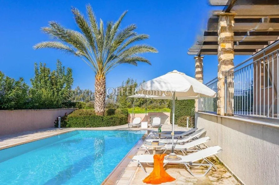 SANDY BEACH VILLA – 5 BEDROOM DIRECT PRIVATE BEACH ACCESS, GATED COMPLEX IN POLIS - 5
