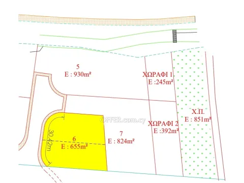 Corner Residential Plot | 17.9 m Frontage | Nea Lidra, Dali