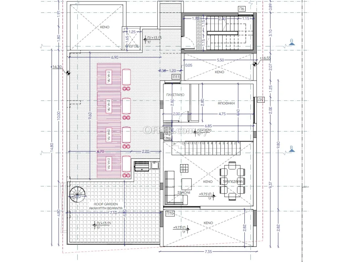 Brand new luxury 2 bedroom duplex apartment in Agios Athanasios - 8