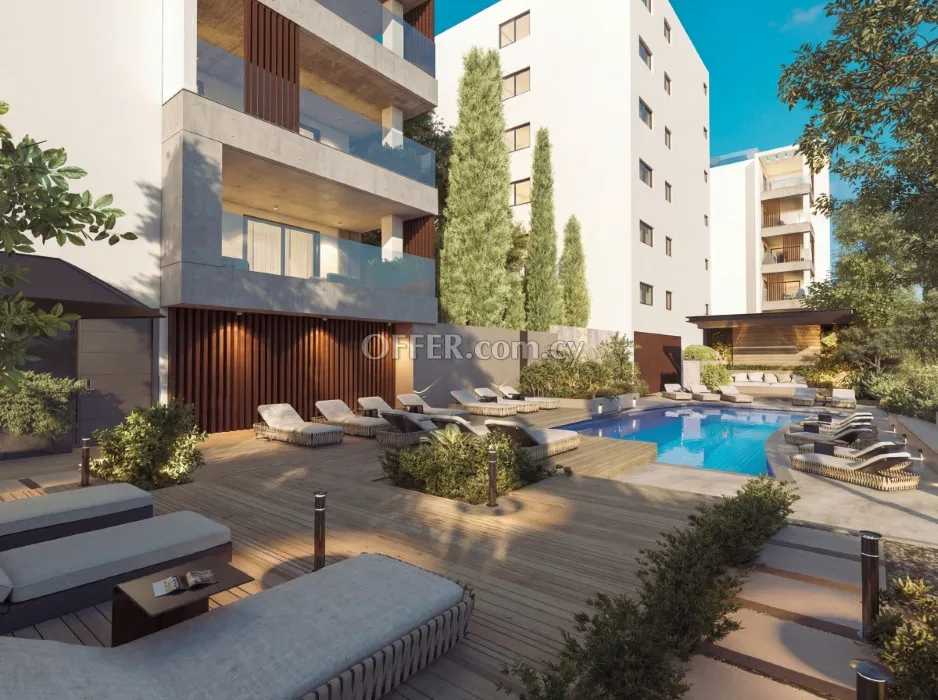 Gated 3 Bedroom Apartment with Pool & Gym in Central Paphos - 8