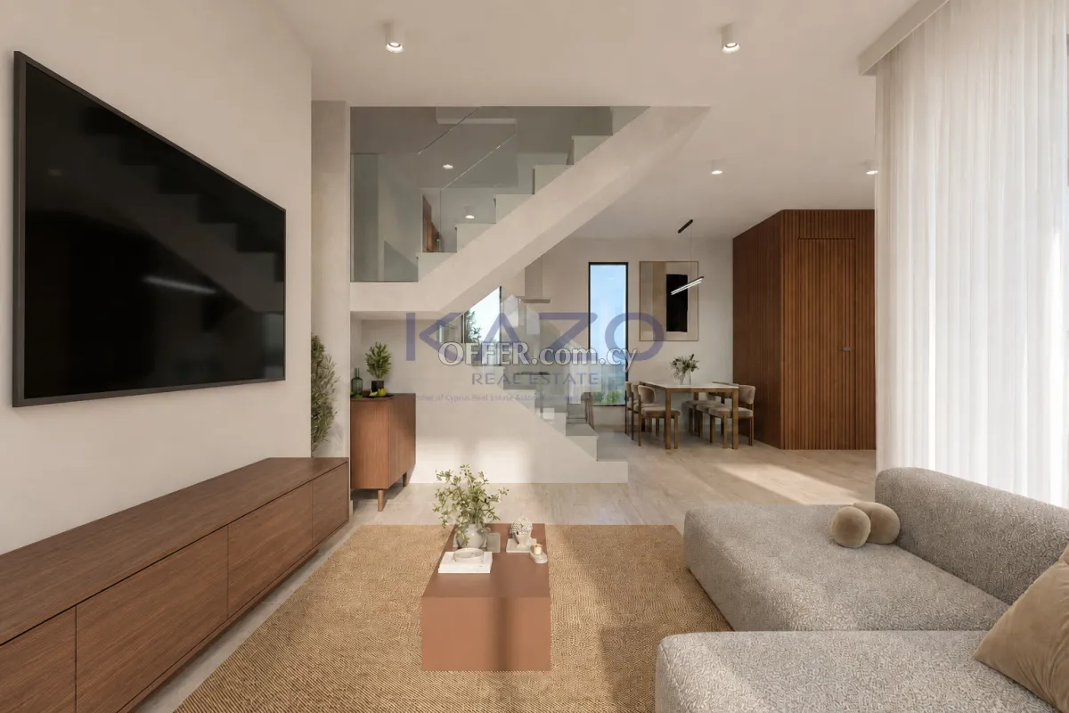 3-Bed Seafront Semi-Detached House in Geroskipou - 9